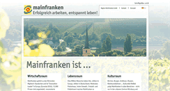 Desktop Screenshot of mainfranken.org